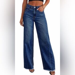 Sidefeel Women's Wide Leg Jeans